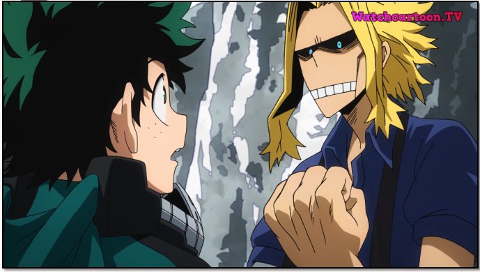 MHA all might encourages young midoriya | My Hero Academia Amino