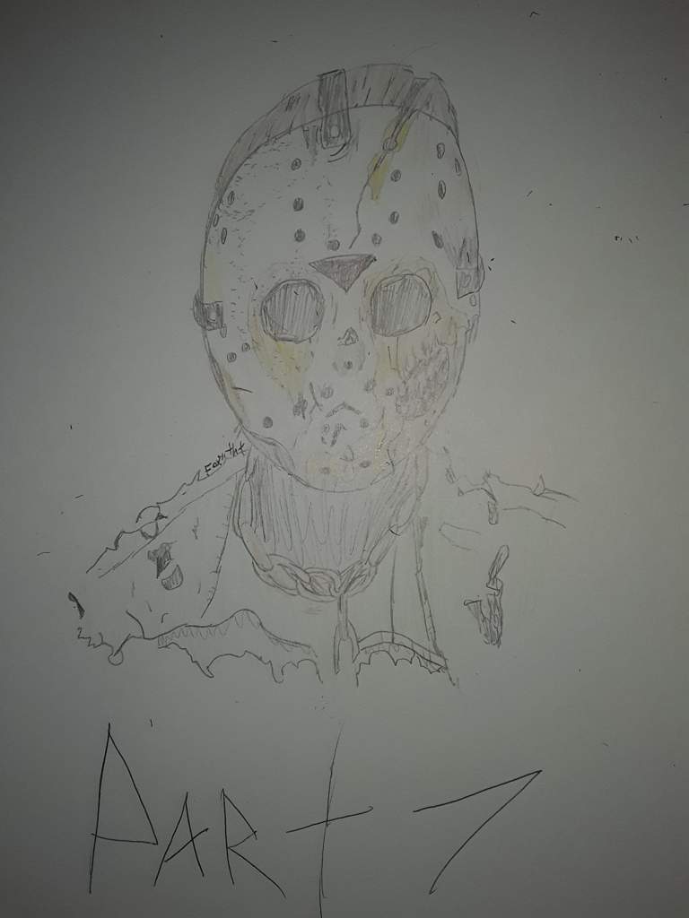 Part 7 Drawing | Friday the 13th: Franchise Amino