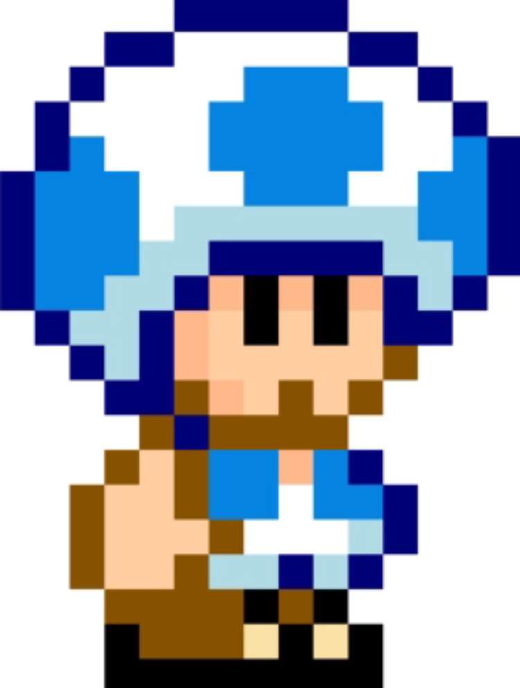 Smw Toad Pixel Art Super Mario Maker Amino 