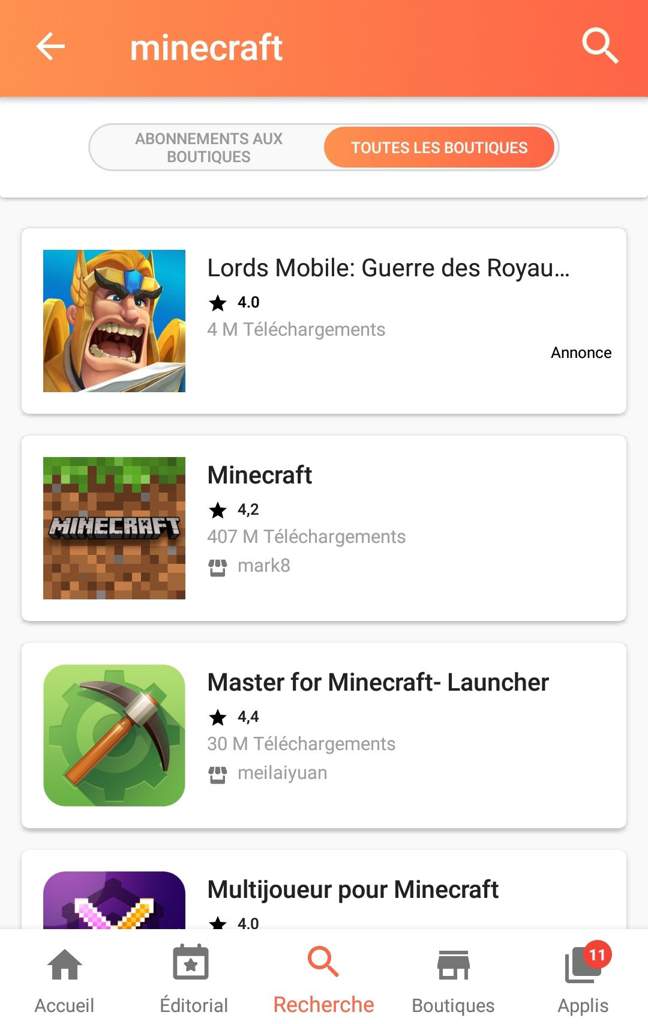 Comment avoir Minecraft PE Gratuit sur Android /Officielle/!\ Minecraft FRA Amino
