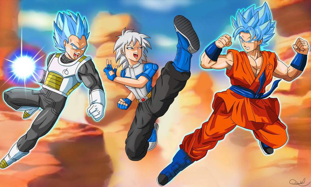 Peleando con el Sr. Goku y con el Sr. Vegeta | DRAGON BALL ESPAÑOL Amino