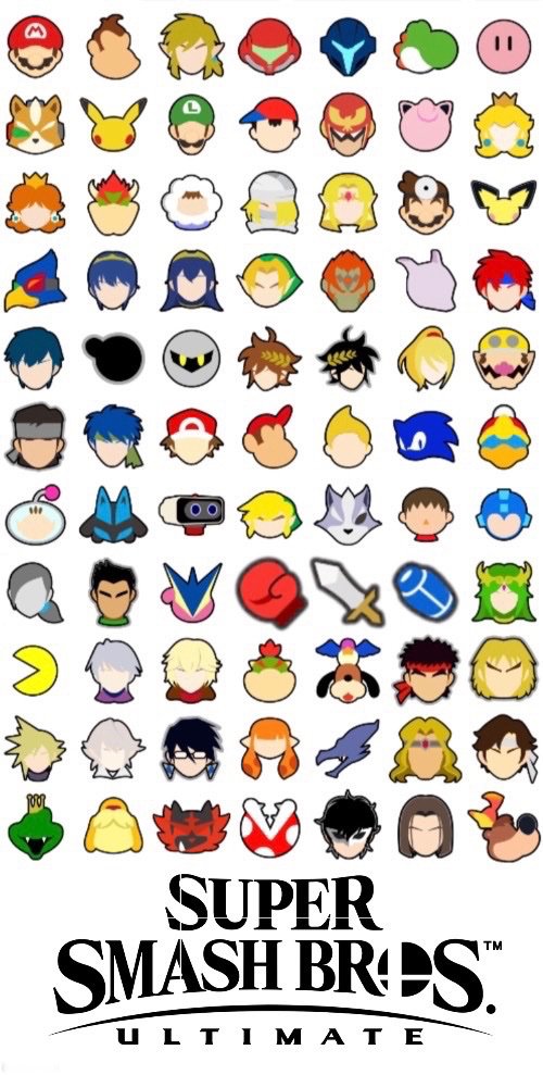 Super Smash Bros Ultimate Icons Wallpaper Smash Amino