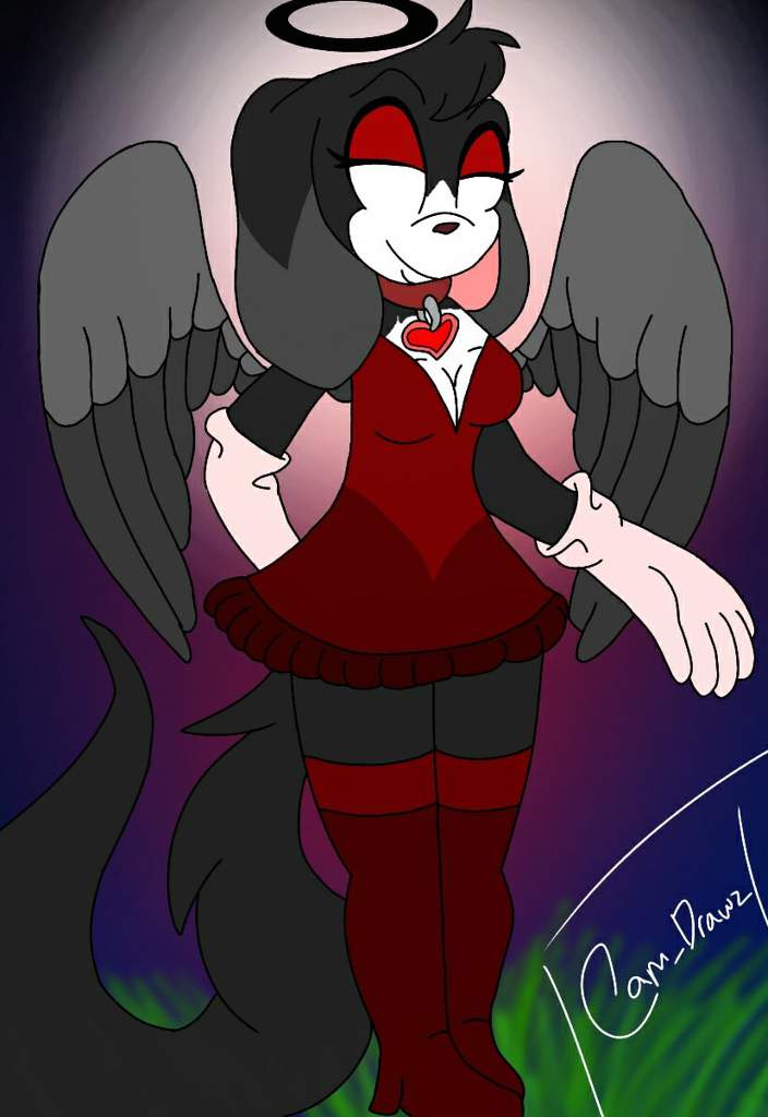 New Sonic Oc Jessica the fallen Angel | Sonic the Hedgehog Art Amino