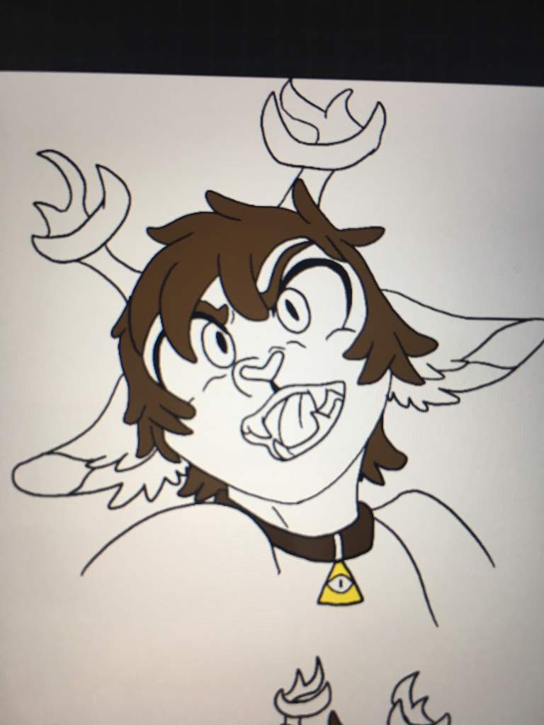 Demon Dipper from Dying Stars and Burning Pines Gravity Falls Amino