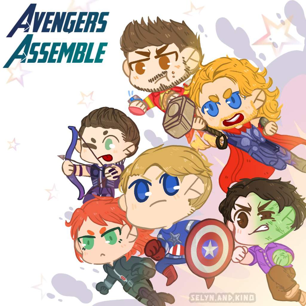 how to draw chibi avengers