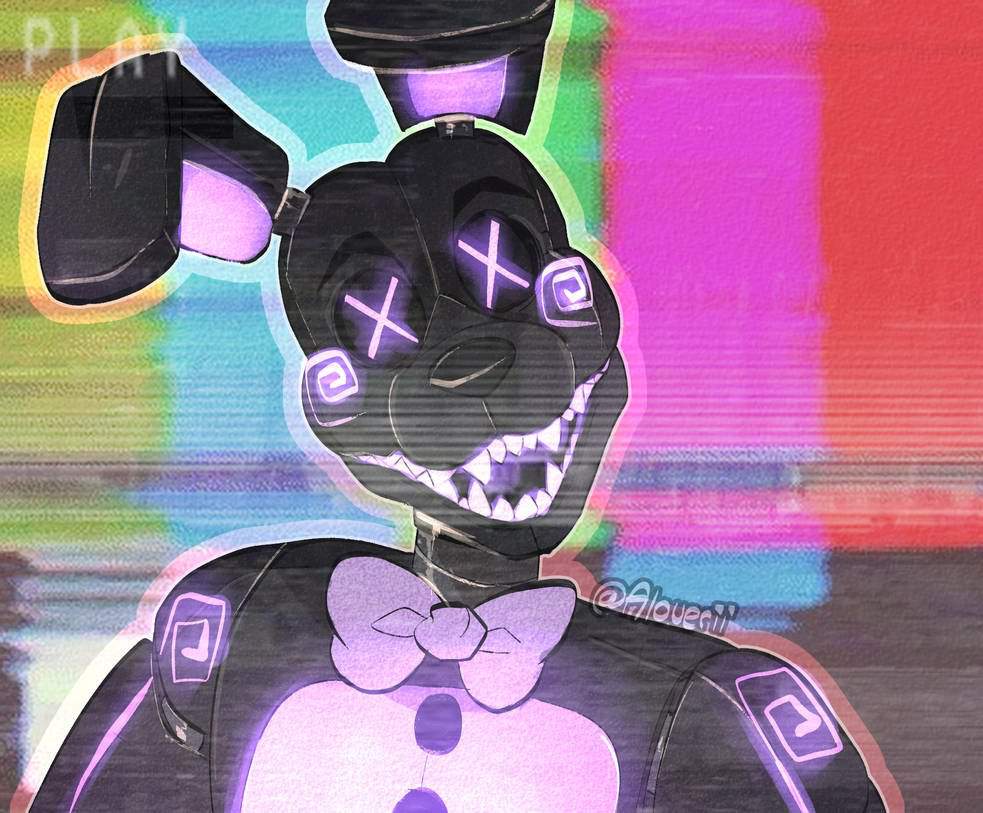 Shadow Bonnie edit FNAF RP & Art Amino