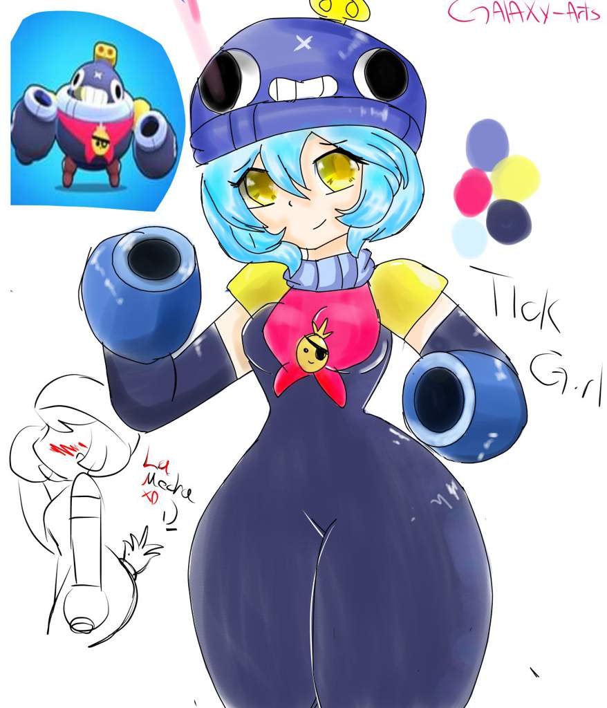 Tick Fanart Humana Uwu💥💛 Brawl Stars Es Amino