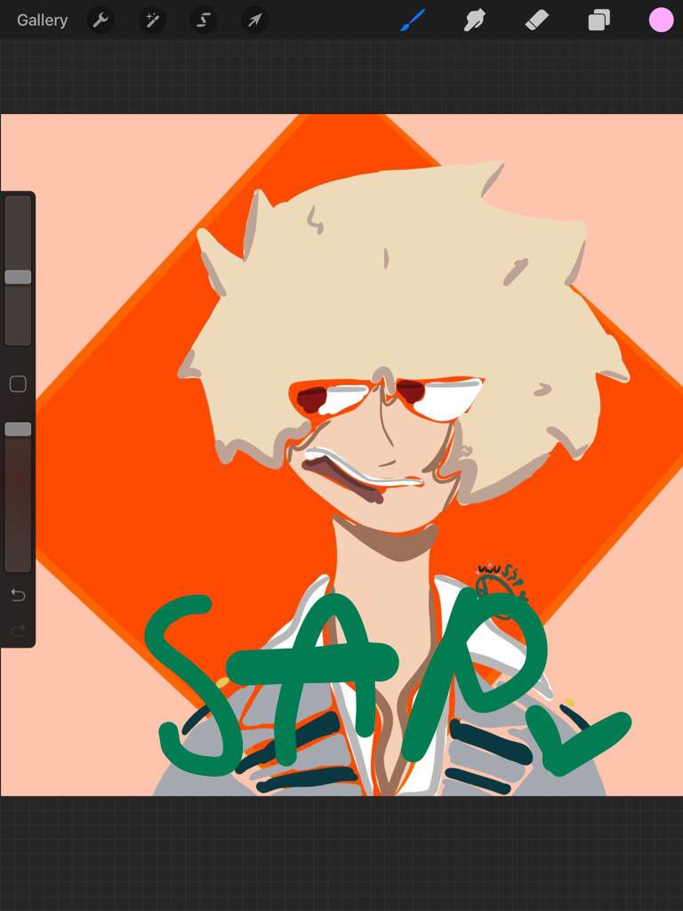 I drew Bakugo UwU This is my first time doing fan art for bnha so uh ...