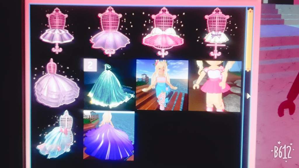 roblox purple ruffle dress