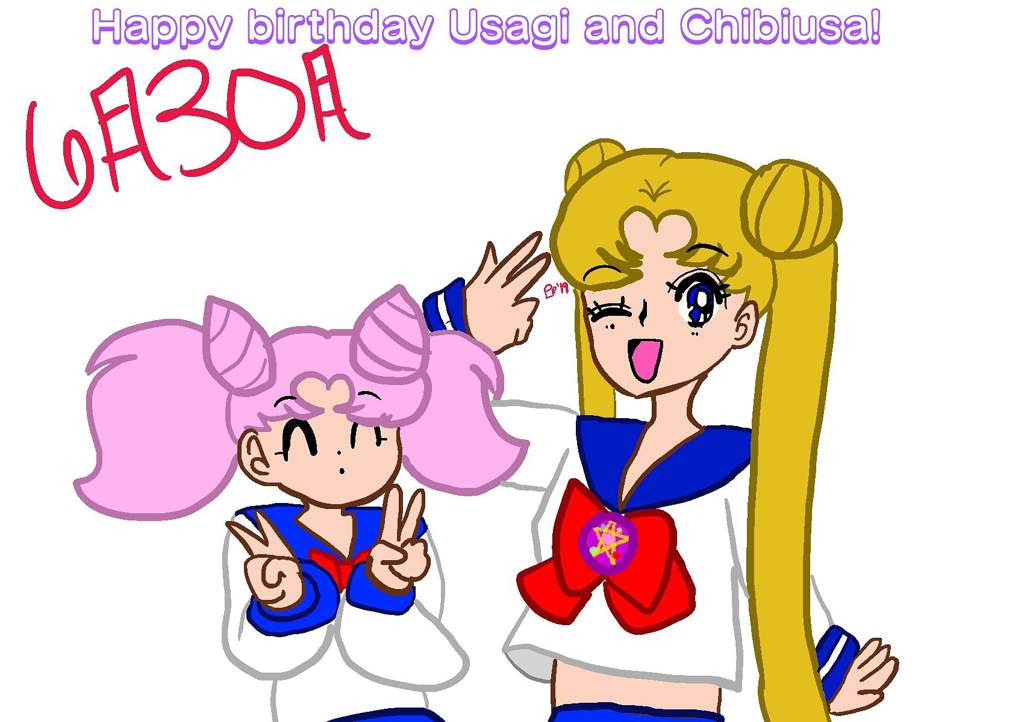 HAPPY BIRTHDAY USAGI AND CHIBIUSA!! | Sailor Moon Amino