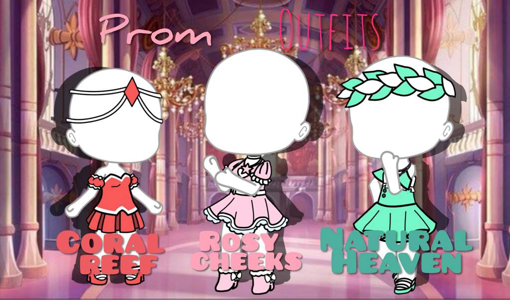 Prom Outfits (free to use) GachaLife Amino