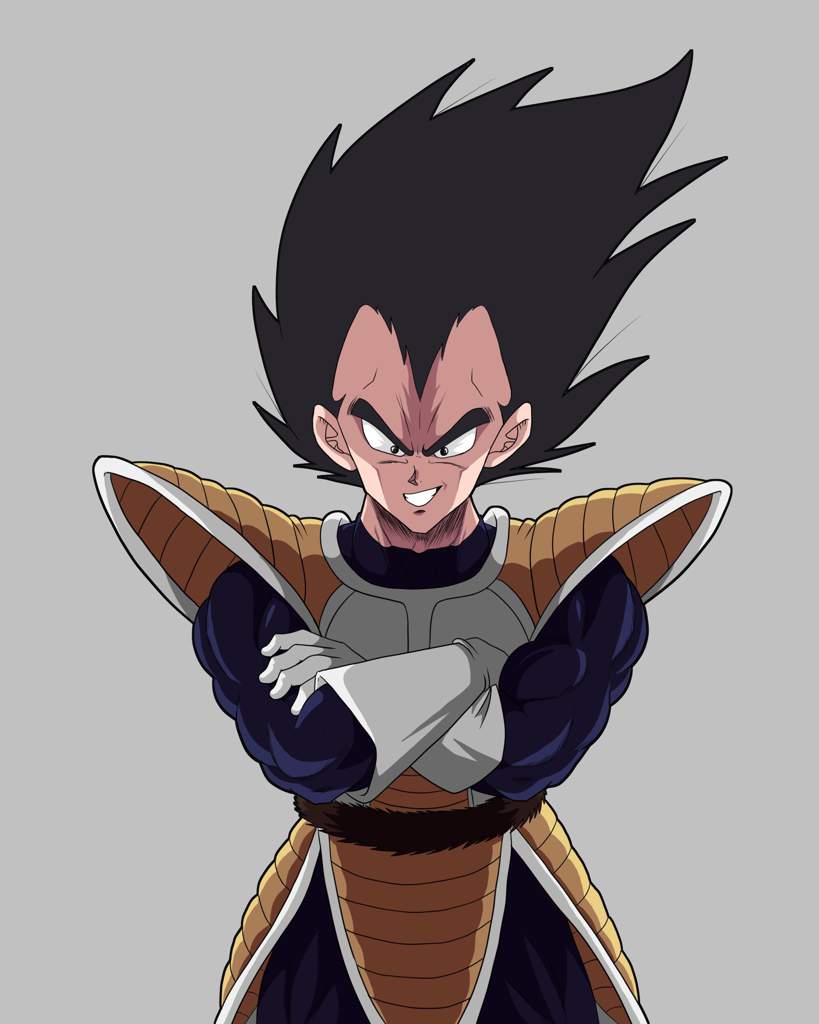 Saiyan Saga Vegeta Drawing | DragonBallZ Amino