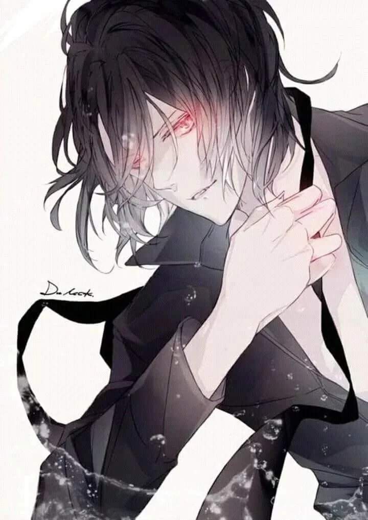 Cute anime vampire boy