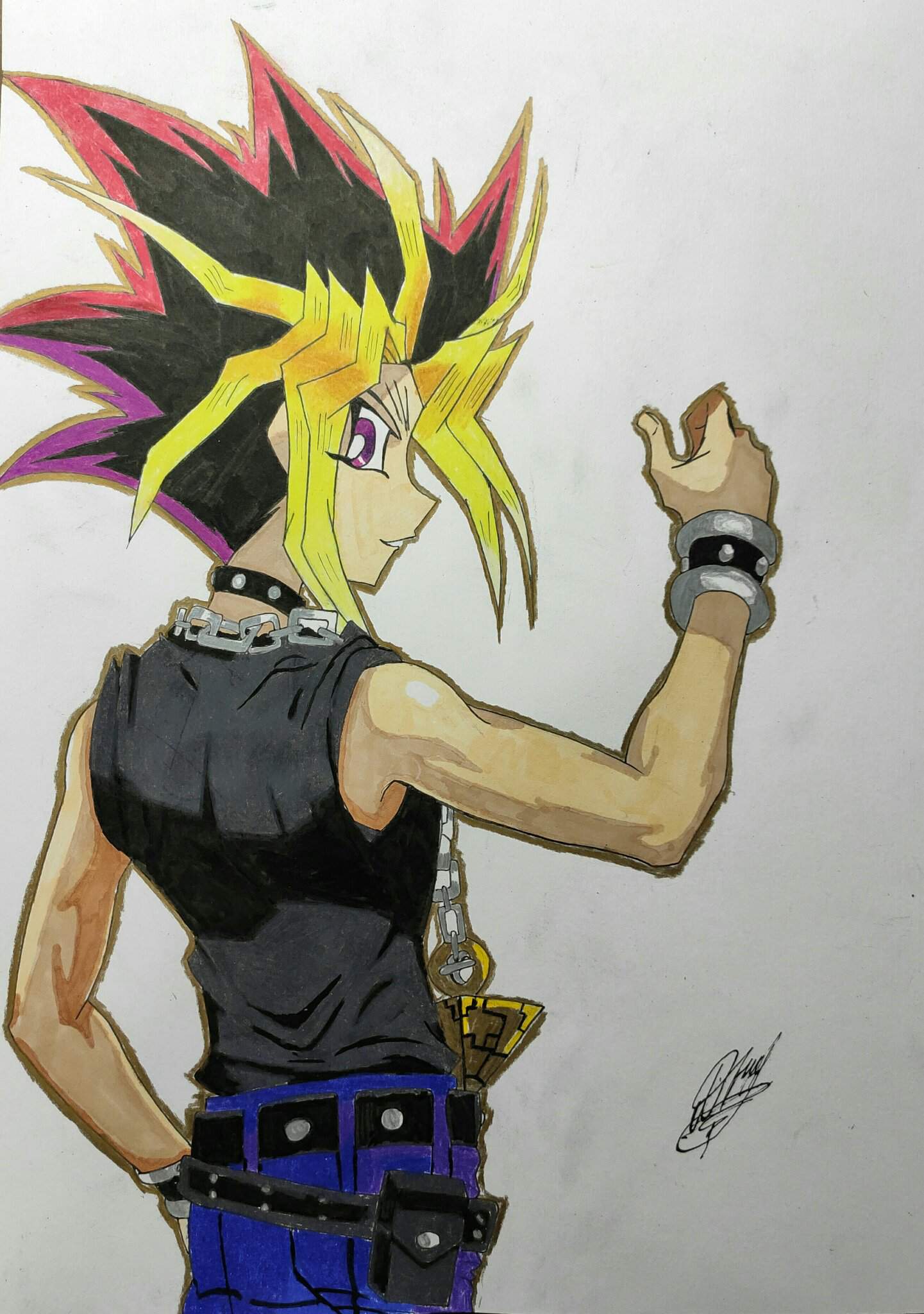 This is new draw of Yami Yugi | Anime Amino