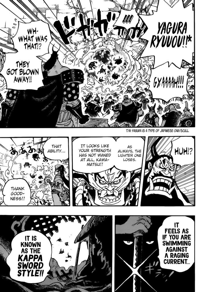 One Piece Chapter 948 Kawamatsu The Kappa Takes The Stage Analysis One Piece Amino