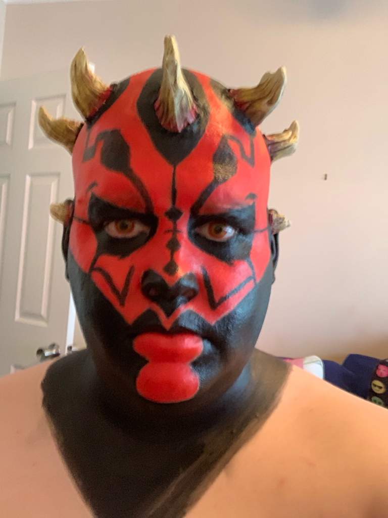 Darth Maul Makeup Stencil Saubhaya Makeup