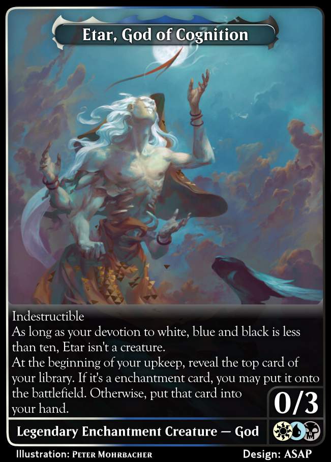 Custom cards of 3colored Theros Gods MTG Amino