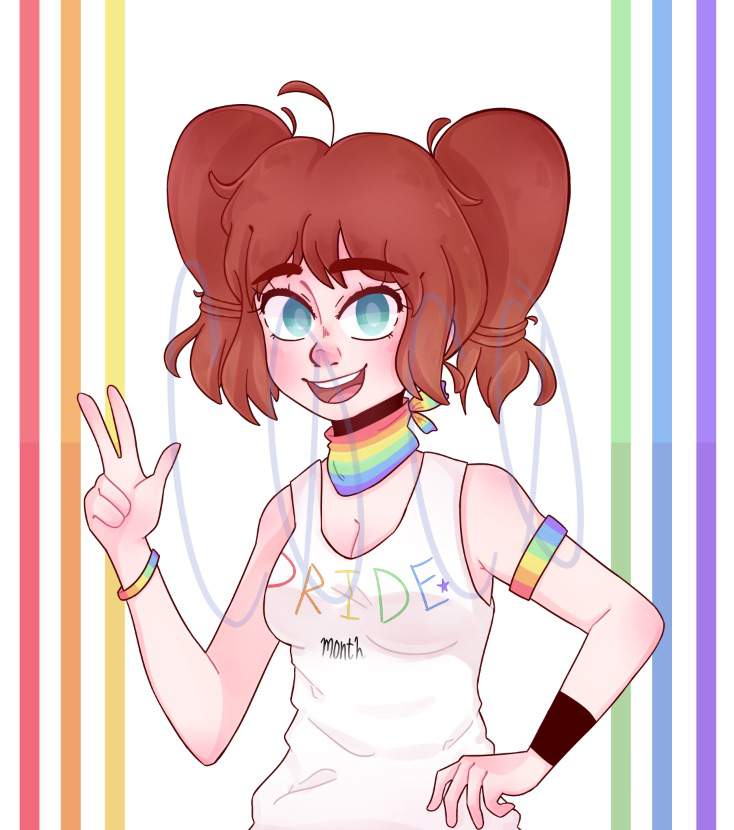 🌈╎·〔oo8〕 ̗̀pride Month Abby Fanart Fnafhs Amino Amino 3344