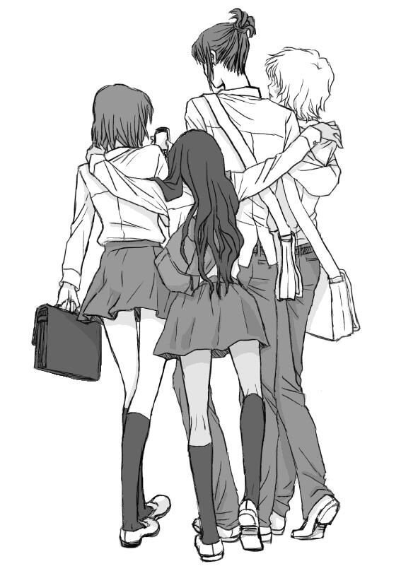 Anime best friends boy and girl tumblr