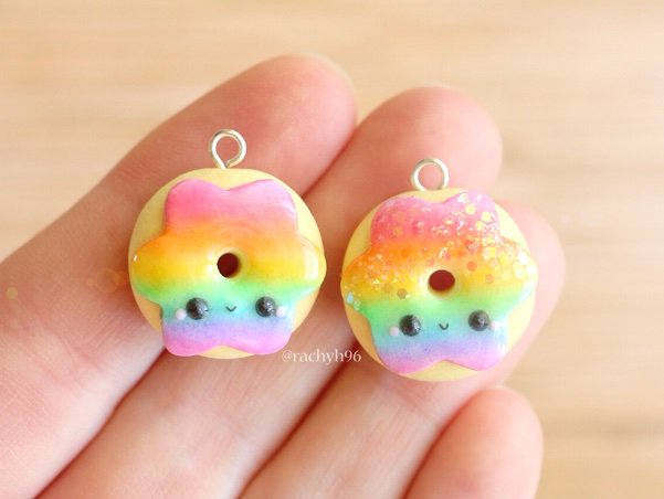 Rainbow Donuts 🌈🍩 | Poly Clay Amino Amino