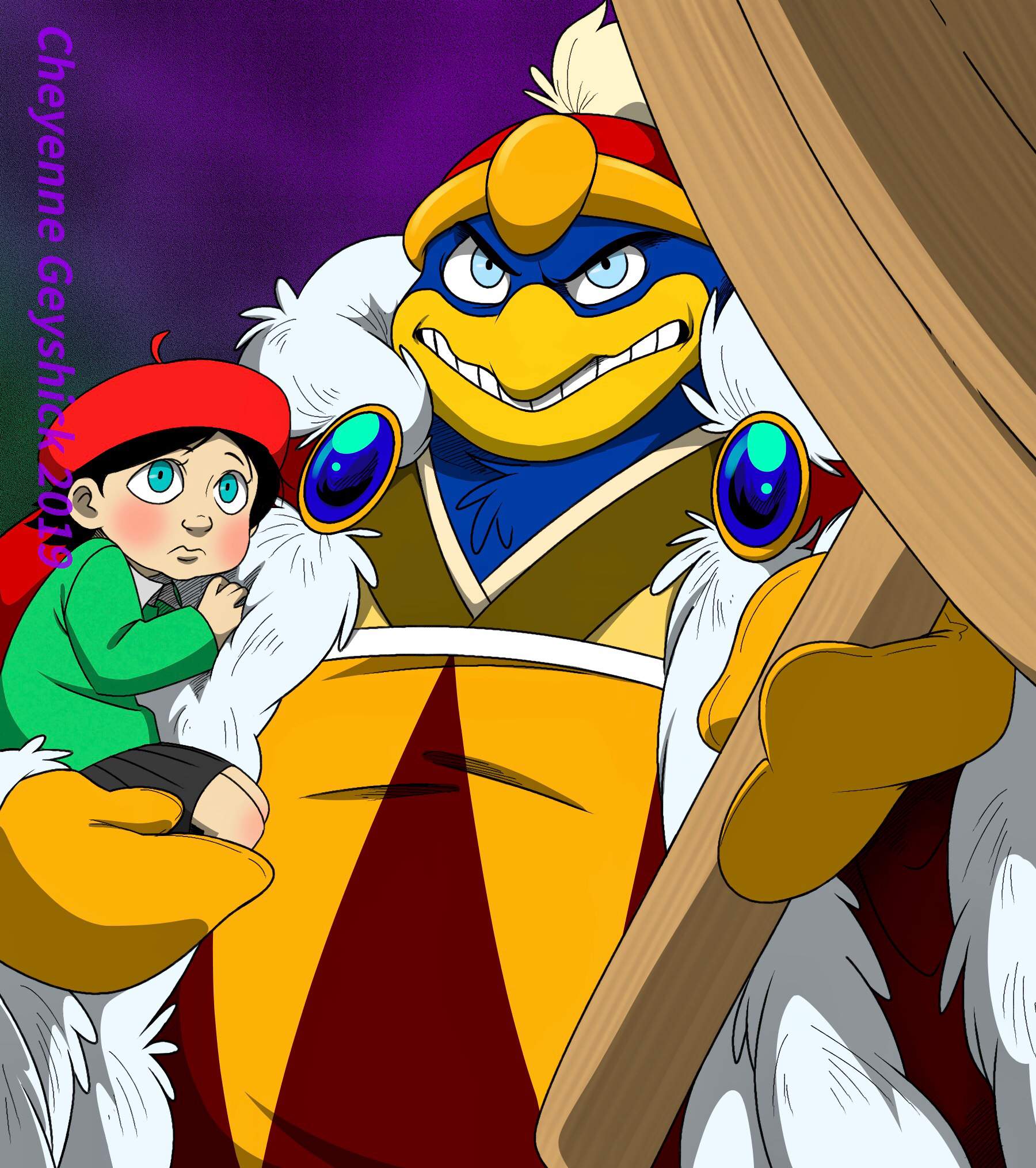 King dedede and Adeleine | Kirby Amino