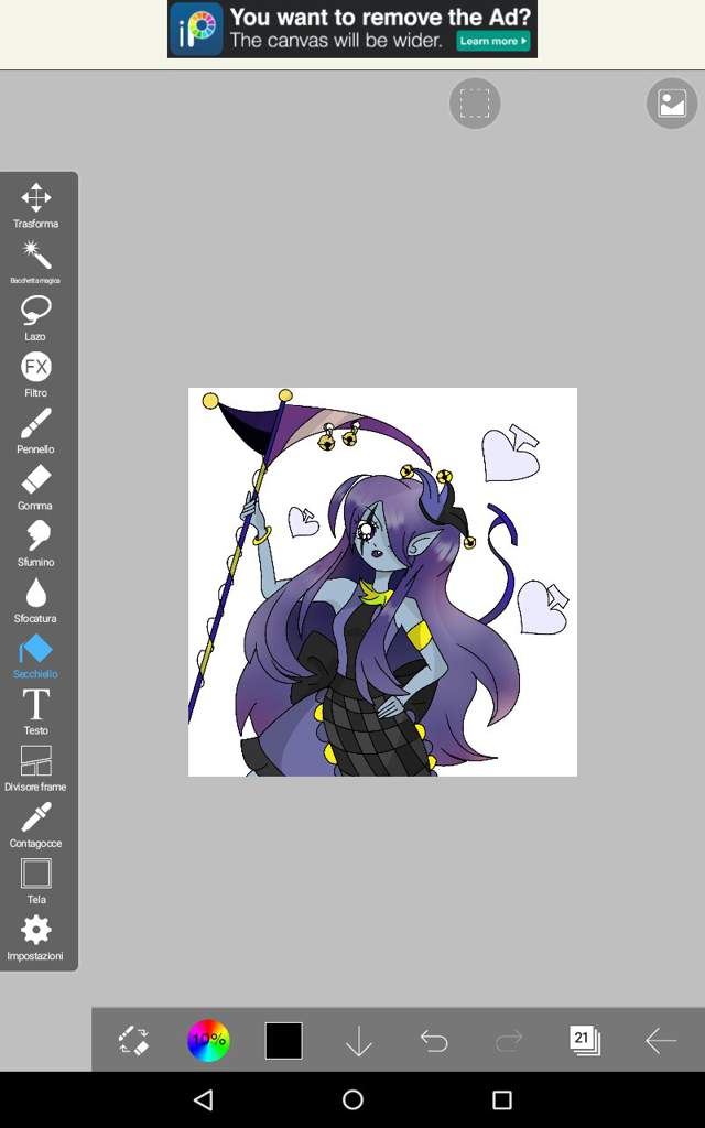 Old anime style! Female! Jevil | Deltarune. Amino