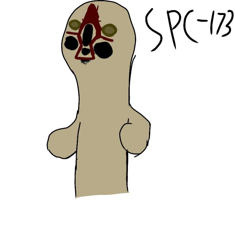 I drew SCP-173.