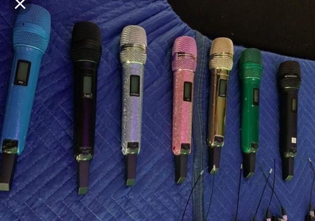 B Bts Colored Microphones Army S Amino