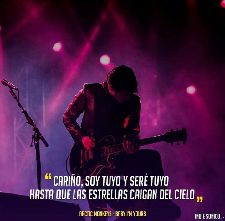 Baby I'm Yours- Arctic Monkeys. Sigan mi ig @gonzibarrionuevo | •Rock•  Amino Amino