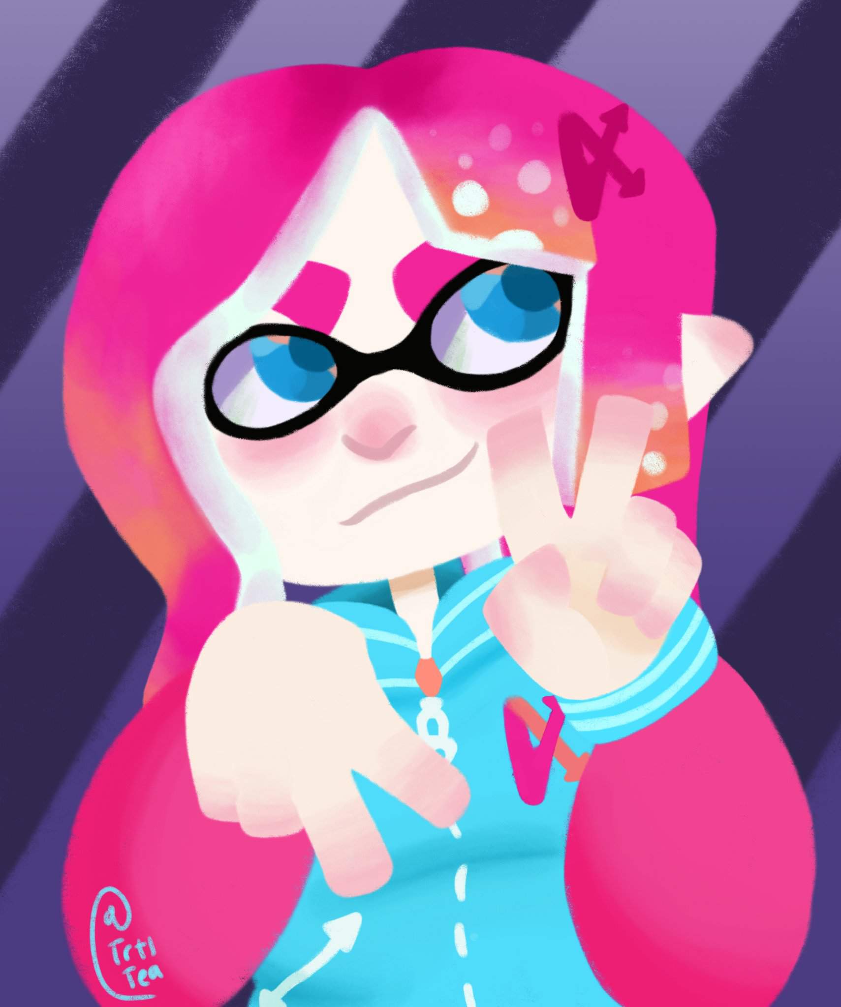 Aurora [Fanart] | Splatoon2》 Amino