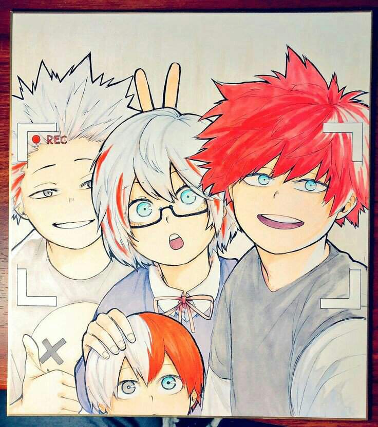 BNHA Shoto Todoroki with his siblings | Anime Amino