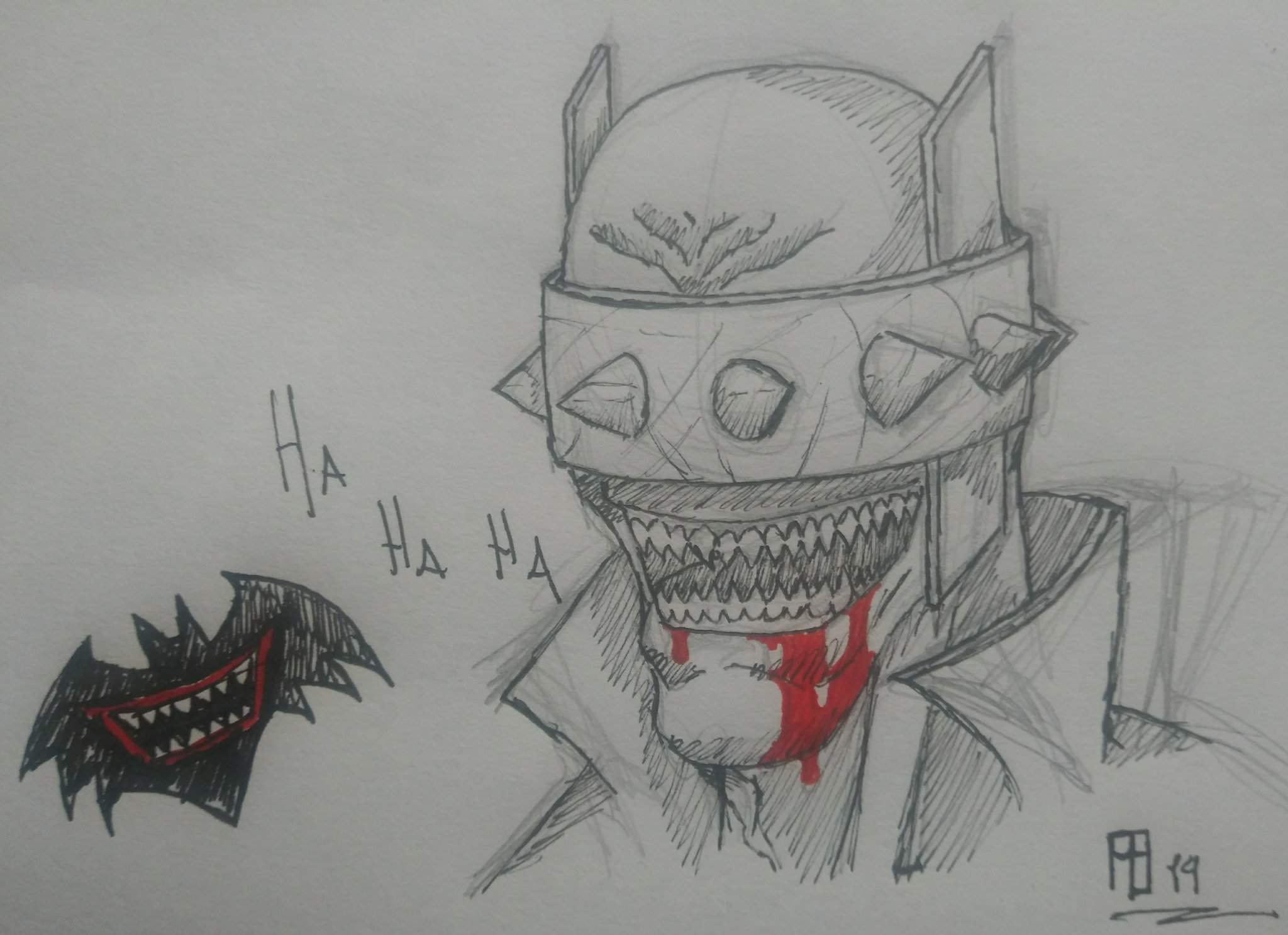Dibujo: The Batman Who Laughs | •Cómics• Amino