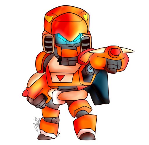 Brawl Stars Coloring Pages Mecha Bo Coloring And Drawing - brawl stars gold mécha crow