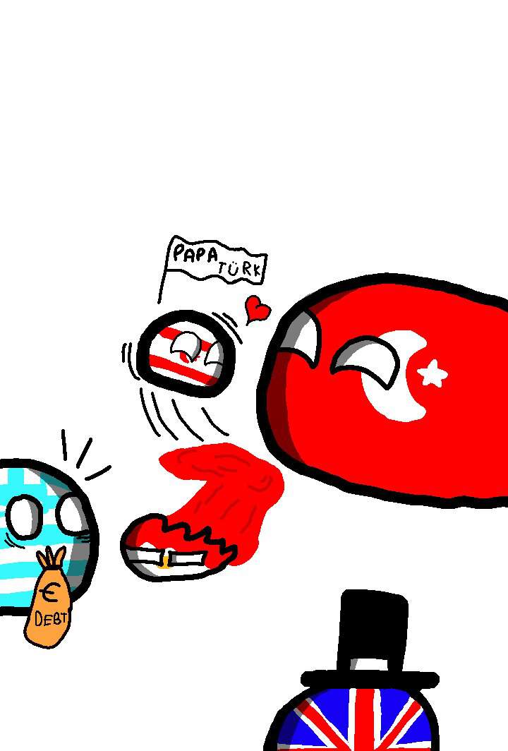 Here another art for North Cyprus Ball !!! | Polandball Amino