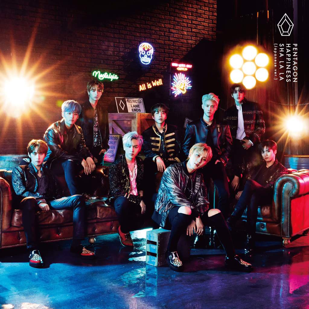 PENTAGON JAPAN 2nd single 『HAPPINESS / SHA LA LA』 FRONT PHOTO