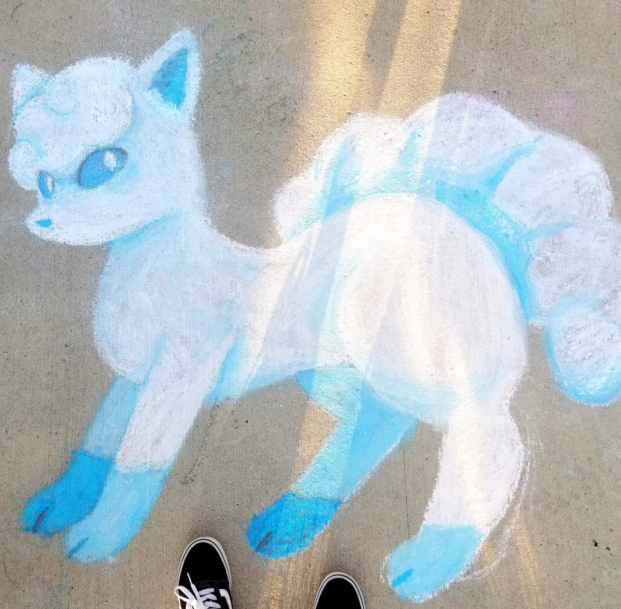 Sidewalk chalk art | Furry Amino