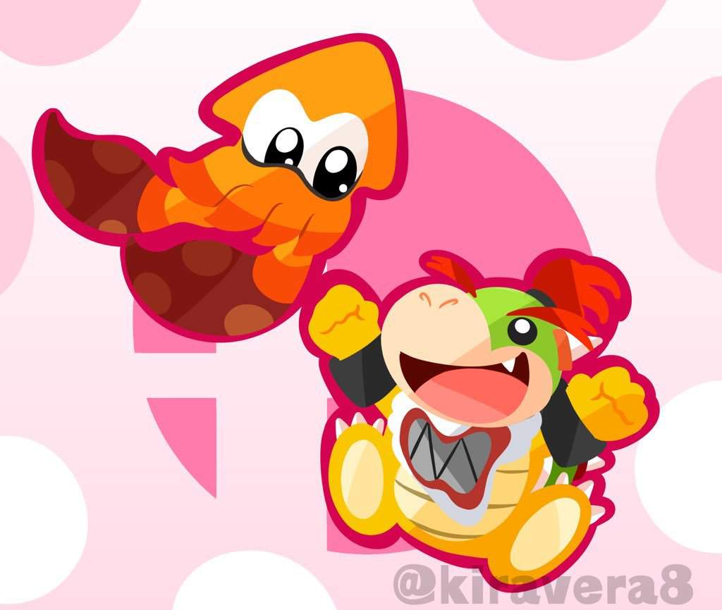 Do you like bowser jr being shipped with inkling girl Bowser Jr X