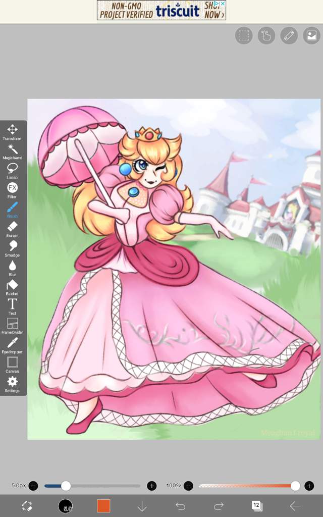 Princess Peach! Picture #13(Drawing all Smash characters) | Animation ...