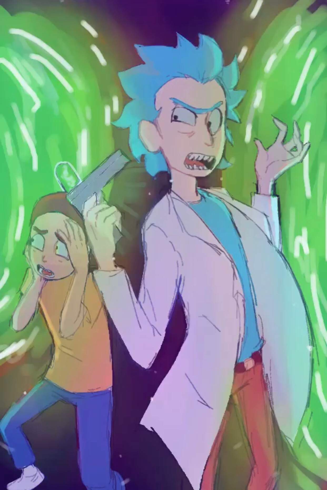 Am I doing this correctly lol | Rick And Morty Amino