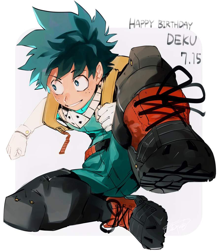 Joyeux Anniversaire Izuku Fanart Trouver Sur Twitter My Hero Academia France Amino