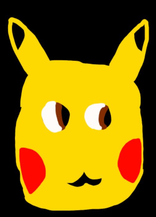 Very derpy pikachu. First one ever. | Pokémon Amino