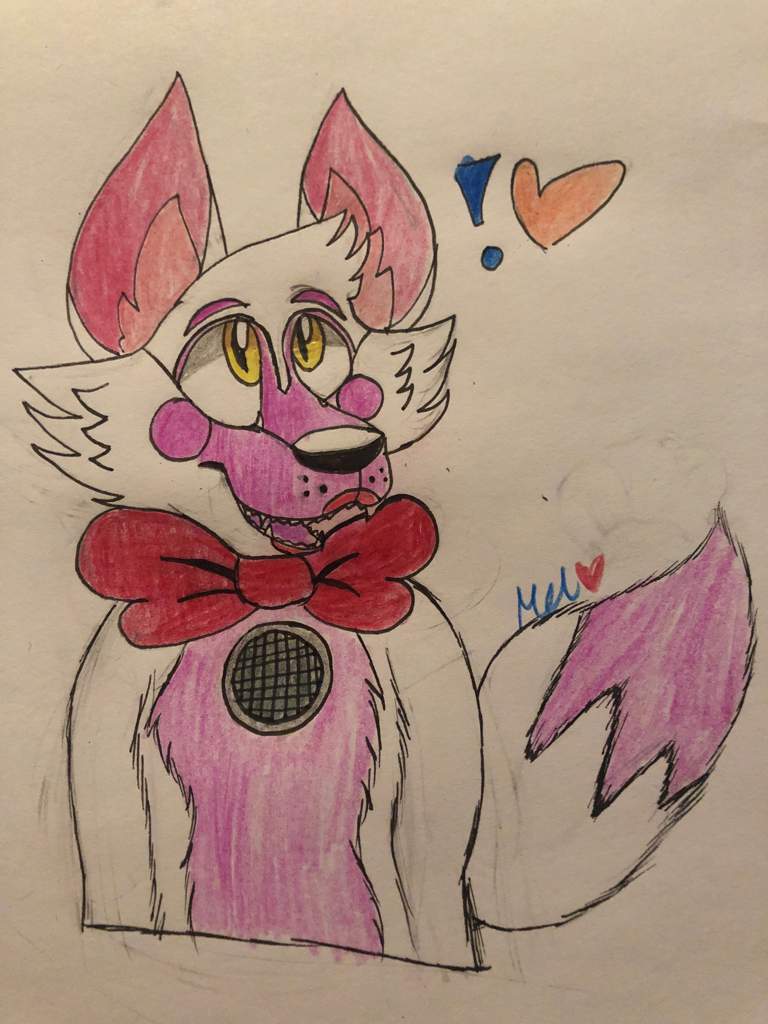 Funtime foxy (First drawing remake) FNAF Sister Location Amino