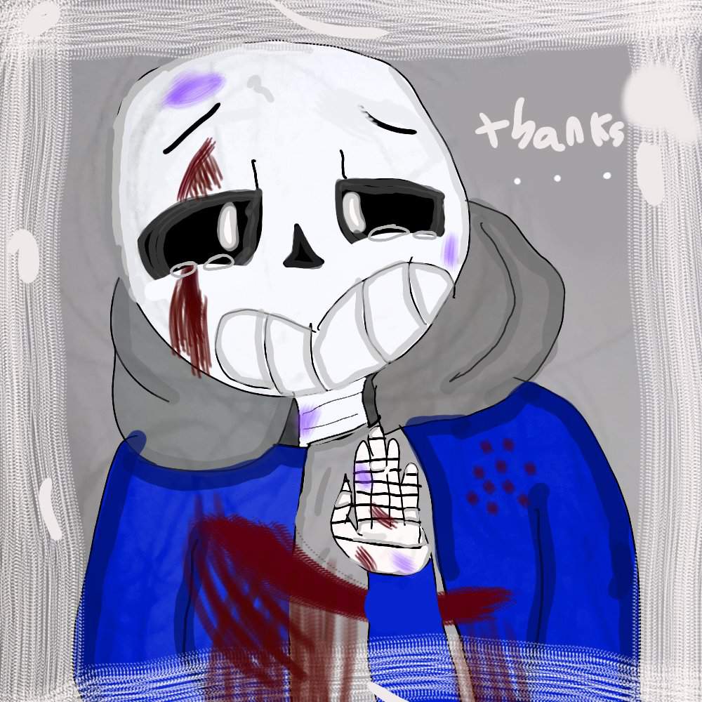 Hurt sans | gore | Undertale Amino