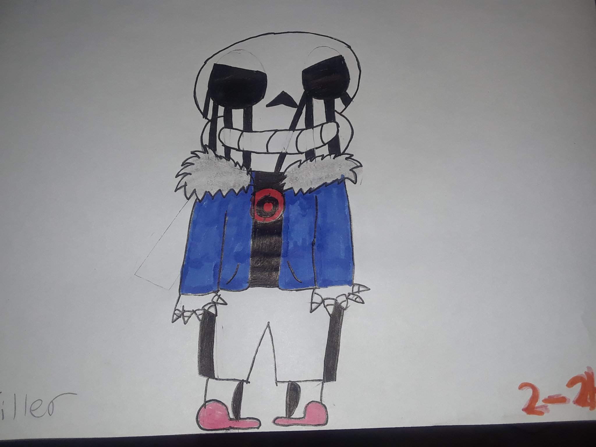 Killer sans fan art | Undertale Amino