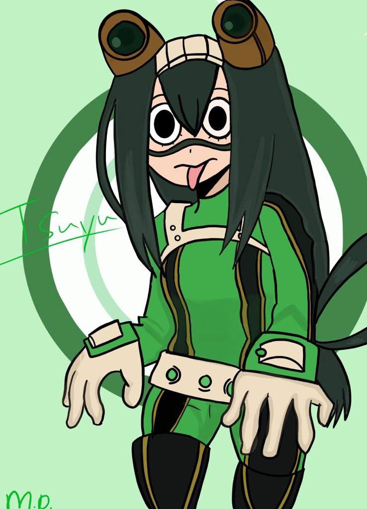 Tsuyu Drawing-Colored Ver. | My Hero Academia Amino