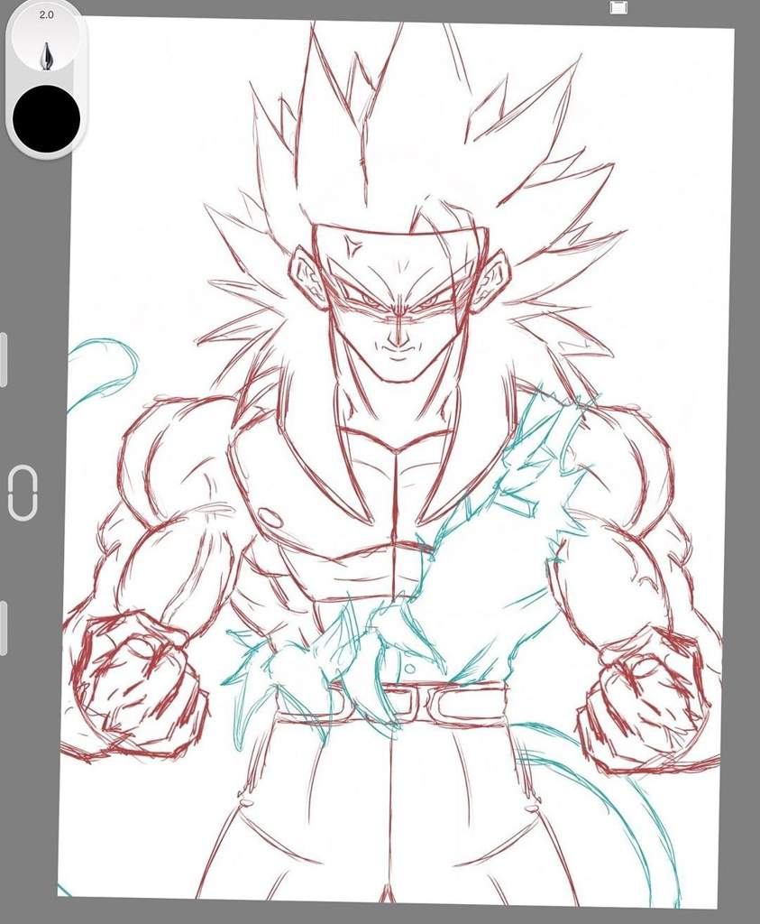 Gohan Super Saiyan 2 Da Colorare