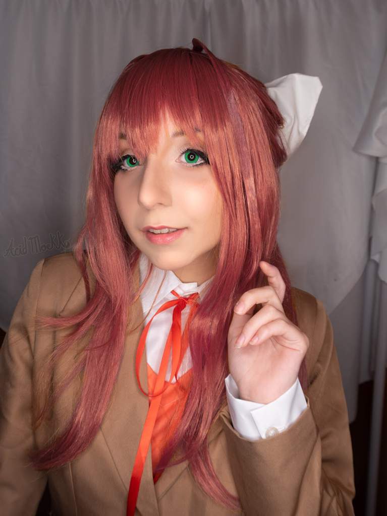 Monika Cosplay from DDLC by @AcidMoekko | Cosplay Amino