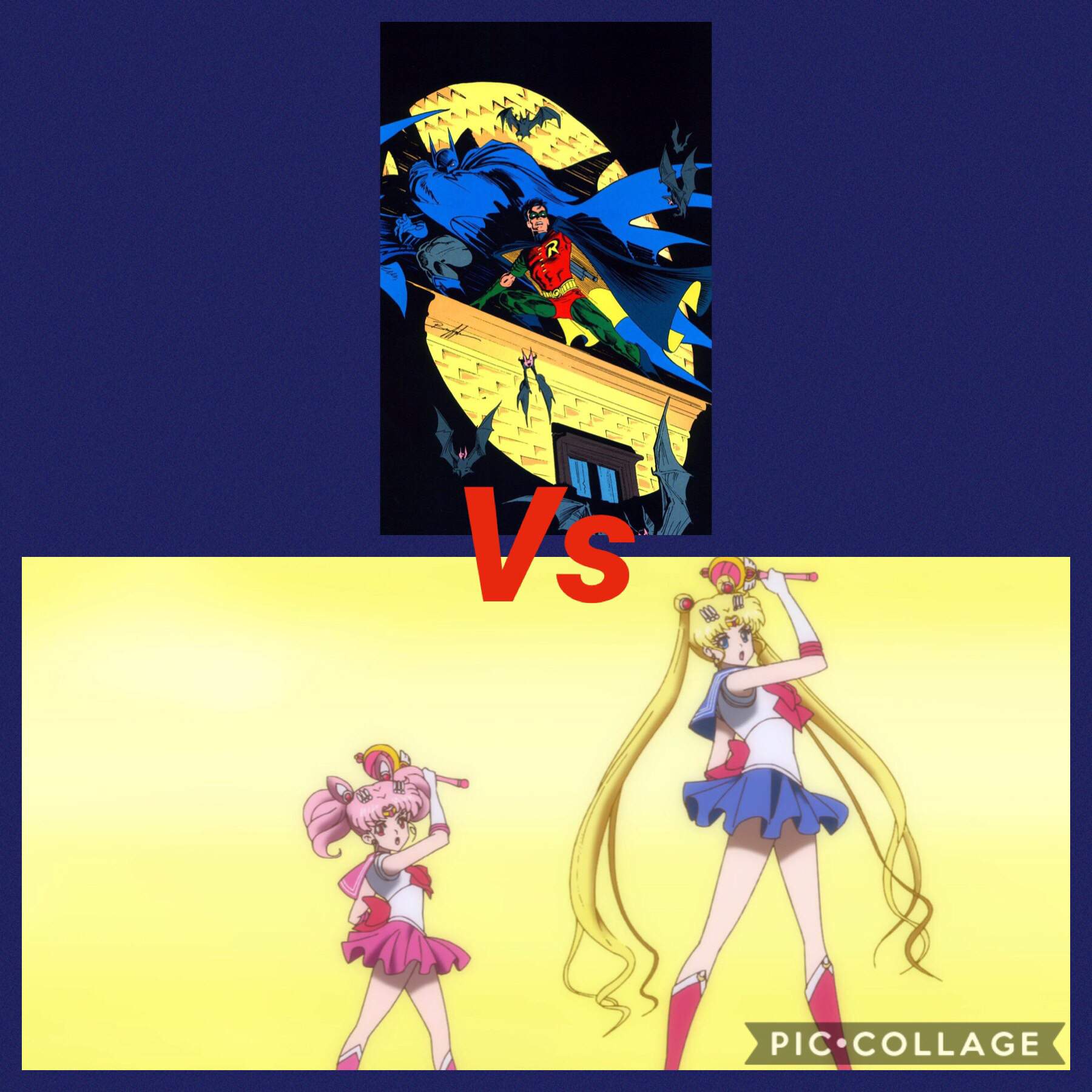 Batman And Robin Vs Sailor Moon And Chibimoon | Battle Arena Amino Amino