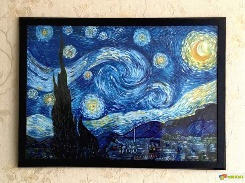 Картина ночь ван. «Звёздная ночь» Ван Гог. Ван Гог Звёздная ночь оригинал. Картина Ван Гога Звездная ночь. Звездная ночь Ван Гога оригинал.