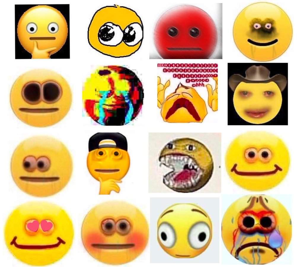 Cursed emojis.